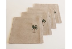 SERVIETTES DE TABLE PALMIER SERVIETTES DE TABLE PALMIER