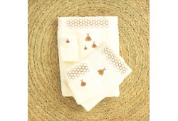 SERVIETTE EPONGE ABEILLE PETIT MODELE SERVIETTE EPONGE ABEILLE PETIT MODELE