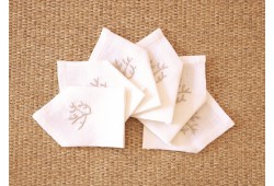 PACK DE 6 SERVIETTES A THE MORGENE PACK DE 6 SERVIETTES A THE MORGENE