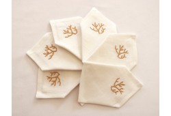 PACK DE 6 SERVIETTES A THE MORGENE PACK DE 6 SERVIETTES A THE MORGENE