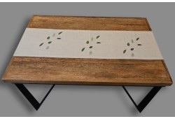 CHEMIN DE TABLE ZEN pour NAPPES & CHEMINS DE TABLES CHEMIN DE TABLE ZEN pour NAPPES & CHEMINS DE TABLES