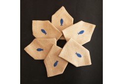 PACK DE 6 SERVIETTES A THE HWITET PACK DE 6 SERVIETTES A THE HWITET