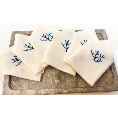 PACK DE 6 SERVIETTES A THE MORGENE pour SERVIETTES & SOUS VERRE PACK DE 6 SERVIETTES A THE MORGENE pour SERVIETTES & SOUS VERRE