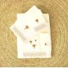 Serviettes en éponge et drap fouta